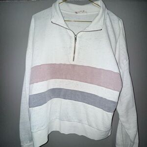 Three-Quarter Zip Sweater